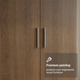 thumbnail image 5 of Madesa Armoire de Rangement Garde-Robe Placard avec 2 Portes et 4 Tablettes Utilitaires Unité d'Organisation en Bois de 23 Pouces pour Chambre - Rustique, 5 of 5