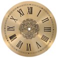 thumbnail image 1 of Shisuyan Aluminum DIY Clock Dial Roman Numeral Clock Dial Replacement Clock Dial Part Clock Accessory, 1 of 8