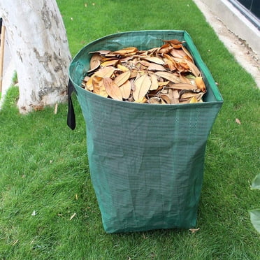 Birdeem Yard Waste Bags, Lawn and Leaf Bags, Large Yard Dustpan-Type Garden Bag for Collecting Leaves - Reuseable Heavy Duty Gardening Bags, Lawns Pool Garden Leaf Waste Bag - 53 Gallon Per Bag