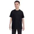 thumbnail image 1 of Hanes 54500 Youth Tagless T-Shirt - Black - Small, 1 of 1