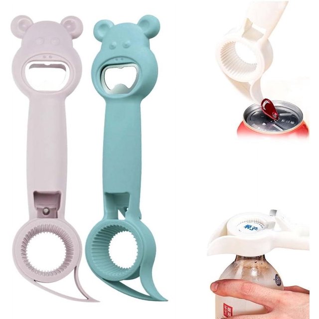 Yhmxh Kitchen Gadgets,Home and Kitchen,2pc 4 In 1 Manual Lid Remover Multifunctional Bottle Opener Kitchen Accessories Home Kitchen Screw Can Opener Bottle Opener