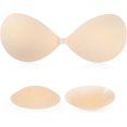 thumbnail image 1 of LAICAIW Sticky Bra, Self Adhesive Bra, Invisible Strapless Reusable Silicone Bra, Sticky Push Up Backless Bras for Women, 1 of 6