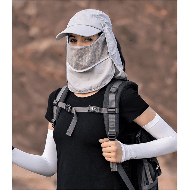 Multi-functional sunshade hat Outdoor fishing hat Sunscreen hat