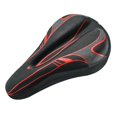 thumbnail image 3 of ZLight Bike Saddle Cover Universal Fit Pads Comfortable Seat Bike Saddles Cover Black Red 29x19cm, 3 of 6