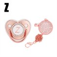thumbnail image 1 of DPTALR Baby Pacifier 26 Letter Name Initial Clip Silicone Infant Nipple Bling Newborn Pacifier, 1 of 6