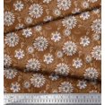 thumbnail image 2 of Soimoi Poly Georgette Fabric Artistic Floral Decor Fabric Printed Yard 42 Inch Wide, 2 of 3