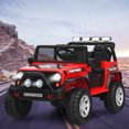 thumbnail image 3 of Patiojoy Kids Ride on Truck 12V Electric Truck w/Remote Control Battery Powered Ride on Toy Car Red, 3 of 10