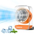 thumbnail image 2 of ICQOVD Portable Fan Smart Circulating Desktop Fan Portable Rechargeable Table Fan 100 Gear Portable for Travel, 2 of 9