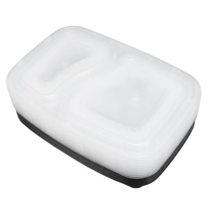 10pcs Take Out Containers Plastic Lunch Box Set Reusable Disposable Food Storage Containers For School Office Travel