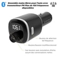 thumbnail image 4 of Trousse mains libres pour l'auto avec émetteur FM Bluetooth BTFreq de Scosche BTFM4-SP, 4 of 8