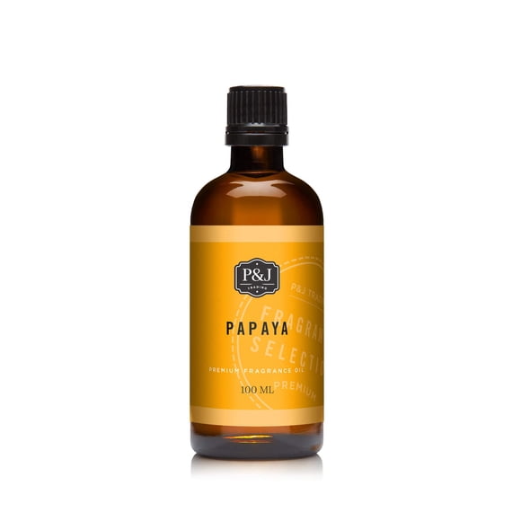 P&J Trading - Huile Parfumée à la Papaye 100 ml - Huile de Fragrance pour Fabrication de Bougies, Fabrication de Savon, Huile de Diffuseur