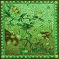 thumbnail image 1 of Ahgly Company Tapis d'Intérieur Lavables à la Machine, Carrés, Transitionnels, Verts, Tapis de Zone, 7 Pieds Carré, 1 of 7