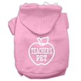 thumbnail image 1 of Teachers Pet Screen Print Pet Hoodies Light Pink Size Xl (16), 1 of 1