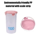 thumbnail image 4 of Chmadoxn With Graduated Round Storage Jars Sealing Jars Plastic Kitchen With Lids Snack Jars Grains Storage Jars Storage Jars Yoghurt Cheese Cake Jars Plasti c Storage Jar, 4 of 6