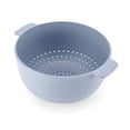 thumbnail image 1 of Beautiful 5-quart Colander with Integrated Handles in Cornflower Blue, 1 Colander by Drew Barrymore, 1 of 5