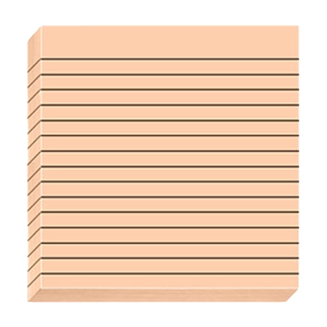 Miyuadkai Notes Autocollantes Lignées 3X3 Po Poteau Couleurs Vintage Bloc de Notes Autocollantes Sa Puissance d'Adhérence Blocs Mémo 3X3 Grandes Notes Carrées Autocollantes pour Réunion à la Maison et à l'École