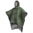 thumbnail image 2 of Poncho Manteau d'Hiver Extérieur Camping Couette Couverture Sac de Couchage Résistant à l'Eau Vert, 2 of 7