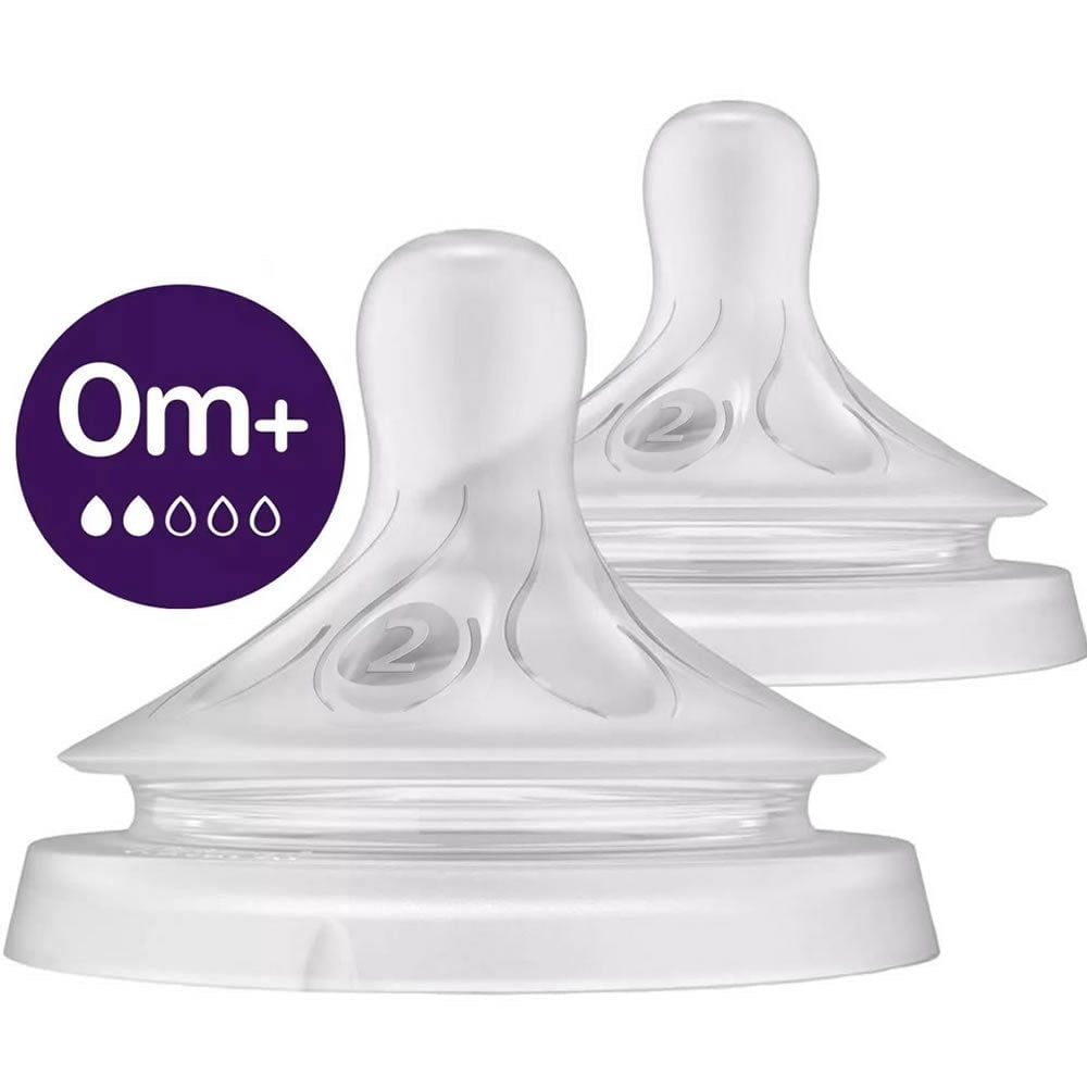 Philips Avent Natural Baby Bottle With Natural Response Nipple, Clear, 3x4oz Bottles, SCY900/03