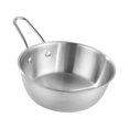 thumbnail image 3 of GUOOL Korean s Bowl Barbecue Restaurant Small Bowl Stainless Steel Round Rice Bowl Argent with Handle, 3 of 9