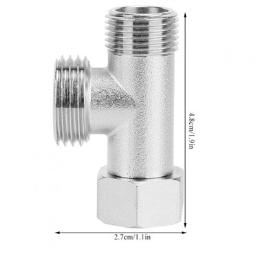 LAFGUR Vanne de Rinçage, Connecteur 3 Voies, 2 Pcs pour Toilettes Entrée de Réservoir d'Eau Domestique Déviateur de Toilettes