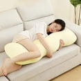thumbnail image 1 of Cool Body Pillow For Adults Extra Long Pillow For Bed Shredded Foam Full Pillows, 1 of 7