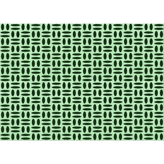 Ahgly Company Tapis Rectangulaire Lavable en Machine Intérieur Transitionnel Vert Forêt Foncé, 5 Pieds x 7 Pieds