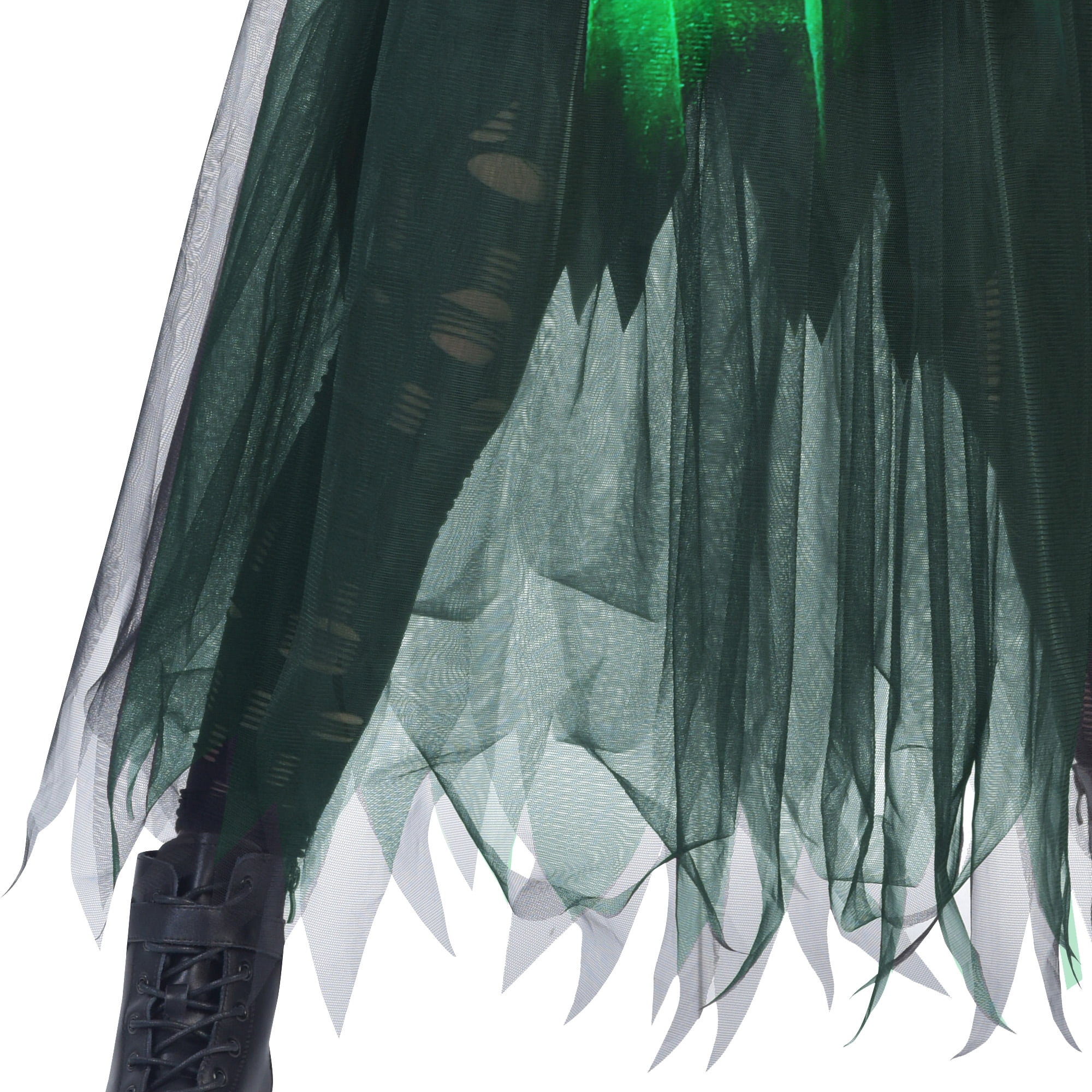 Costume d'Halloween pour fille : Sorcière Maléfique lumineuse, taille Petit (enfant)
