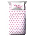 thumbnail image 1 of Disney Minnie Mouse XoXo All Over Print 3-Piece Twin Sheet Set, 1 of 3