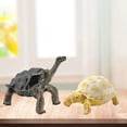 thumbnail image 3 of Modèle Tortue Sulcata Moule Texture Claire Vive Effet 3D Mer Océan Vie Simulation Modèle Animal pour Enfants, 3 of 6