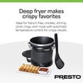 thumbnail image 4 of Presto Friteuse Électrique FryDaddy, Antiadhésive en Céramique, Capacité de 4 Tasses d'Huile, Noire, 4 of 7