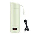 thumbnail image 3 of veasfak Travel Heating Cup Compact Portable Electric Kettle Leakproof Stainless Steel Fast Boiling Mini Tea Kettle With LCD Display And Adjustable Temperature Suitable for home office Green, 3 of 9