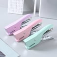 thumbnail image 1 of Sentmoon Stapler Small Macaroon Coloured Metal Hand Gripped Stapler 10 Gauge Labour Saving Stapler Small Office Stapler Comes With Box Of Staples for Stapler with Staples Included, 1 of 8