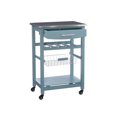 thumbnail image 2 of Royce Blue Kitchen Cart, 2 of 9