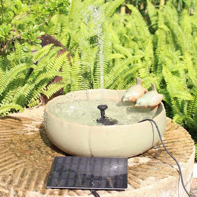 HOARBOEG Solar Fountains Pump Solar Water Pump Power Panel Kit Submersible Brushless For Garden Water Circulation/Pond Fountains