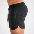 thumbnail image 4 of Mens Solid Color Swim Trunks Quick Dry Beachwear Sports Running Swim Board Shorts Mesh Lining, 4 of 6