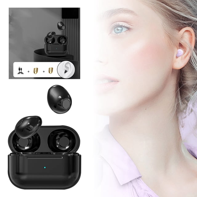 Écouteurs-boutons à Faible Latence, Longue Autonomie, Design Mini et Port de Sommeil Confortable