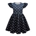 thumbnail image 1 of HAWEE Costume de Wednesday Addams pour Filles, Costumes d'Halloween, Robe avec Perruque, Sac, 1 of 6