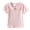 Pink, variant on Splozh Baby Shirts Summer Girls Lace Doll Short Sleeved T Shirt Baby Solid Color Tops Girls Tops Pink,6-12 Months