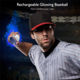 thumbnail image 3 of Light Up Baseball,9 Inch Glow in the Dark Baseball,Night Throwing Practice Baseball for Family Sports Entertainment, 3 of 7