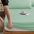thumbnail image 4 of Todaioua Drap-Housse Élastique à Poche Profonde - Protège-Matelas Extensible Antidérapant, Ensemble de Draps Doux, Respirants et Rafraîchissants Format Grand avec Taies d'Oreiller, Literie Lavable et Confortable, 4 of 6