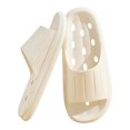 thumbnail image 4 of B91xZ Athletic Slides for Men Open Toe Shower Sandals,White 8, 4 of 5