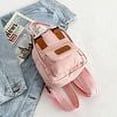 thumbnail image 2 of FeiraDeVaidade New Trendy Mini Backpack Female Korean Version Fashion Canvas Student Handbag Travel Small Backpack, 2 of 6
