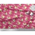 thumbnail image 2 of Soimoi polyester Crepe Fabric Love Text & Puppies Dog Print Fabric by Yard 42 Inch Wide, 2 of 3