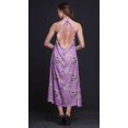 thumbnail image 4 of Bimba Robe Décontractée Oiseau Longue Dos Nu à Col Licou pour Femme Robe de Plage Imprimée - XX-Grand, 4 of 6