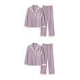 thumbnail image 4 of pitrice Satin Pyjama Set Women - Comfortable Fit Romantic Look Sexy Soft Various Colors B6804 XL,1 2Set, 4 of 6