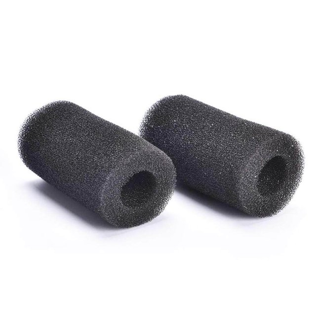 Éponge de Filtre d'Aquarium en Coton Jetable Portable de Remplacement Ronde Droite à Usage Unique Protectrice Couleur Unie 10 Pcs L