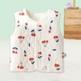 thumbnail image 4 of Baby Clothes for Girls Warm Sleeveless Top For 0 To 2 Year Old, Fall And Winter Inner Quilted Sleeveless Top, Three-layer Warm Sleeveless Top Girls Clothes on Clearance, 4 of 7