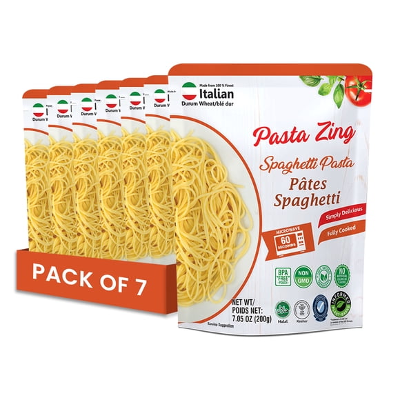 Pasta Zing Spaghetti, 7,05 oz (Lot de 7)