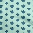 thumbnail image 1 of oneOone Viscose Chiffon Light Mint Green Fabric Tea Kettle Craft Projects Decor Fabric Printed By The Yard 42 Inch Wide-SQ, 1 of 4