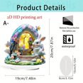 thumbnail image 3 of Easter Bunny & Eggs Acrylic Desktop Decor Spring Party Ornament for Festive Tabletop Display and Seasonal Celebration, 3 of 7